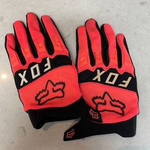 Fox youth biking gloves, youth Large